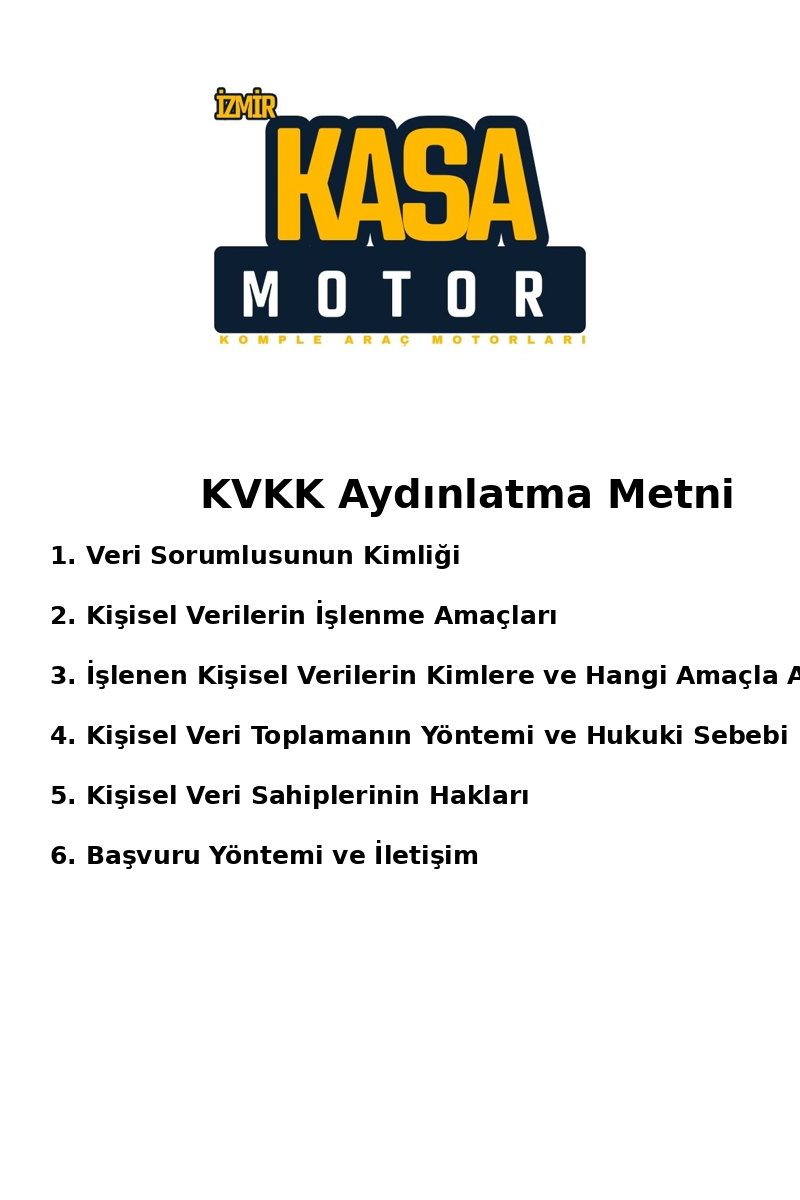 Kvk Metni